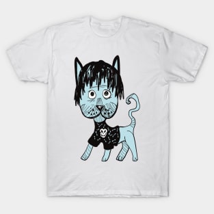 Blue Cat in a Shirt T-Shirt